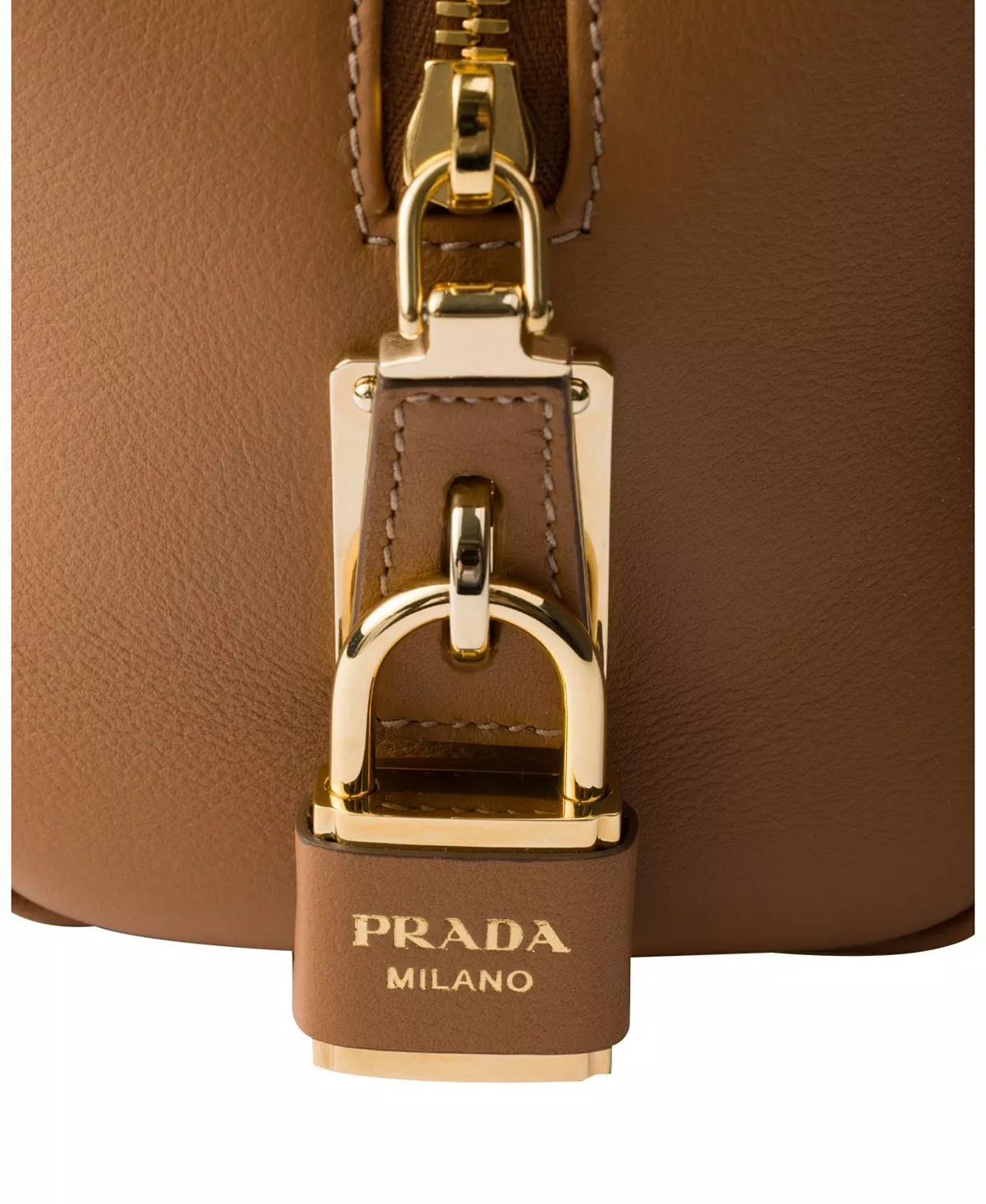 Medium Leather Top-Handle Bag with Padlock - 7