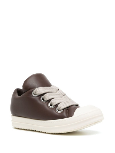 Rick Owens lace-up leather sneakers outlook
