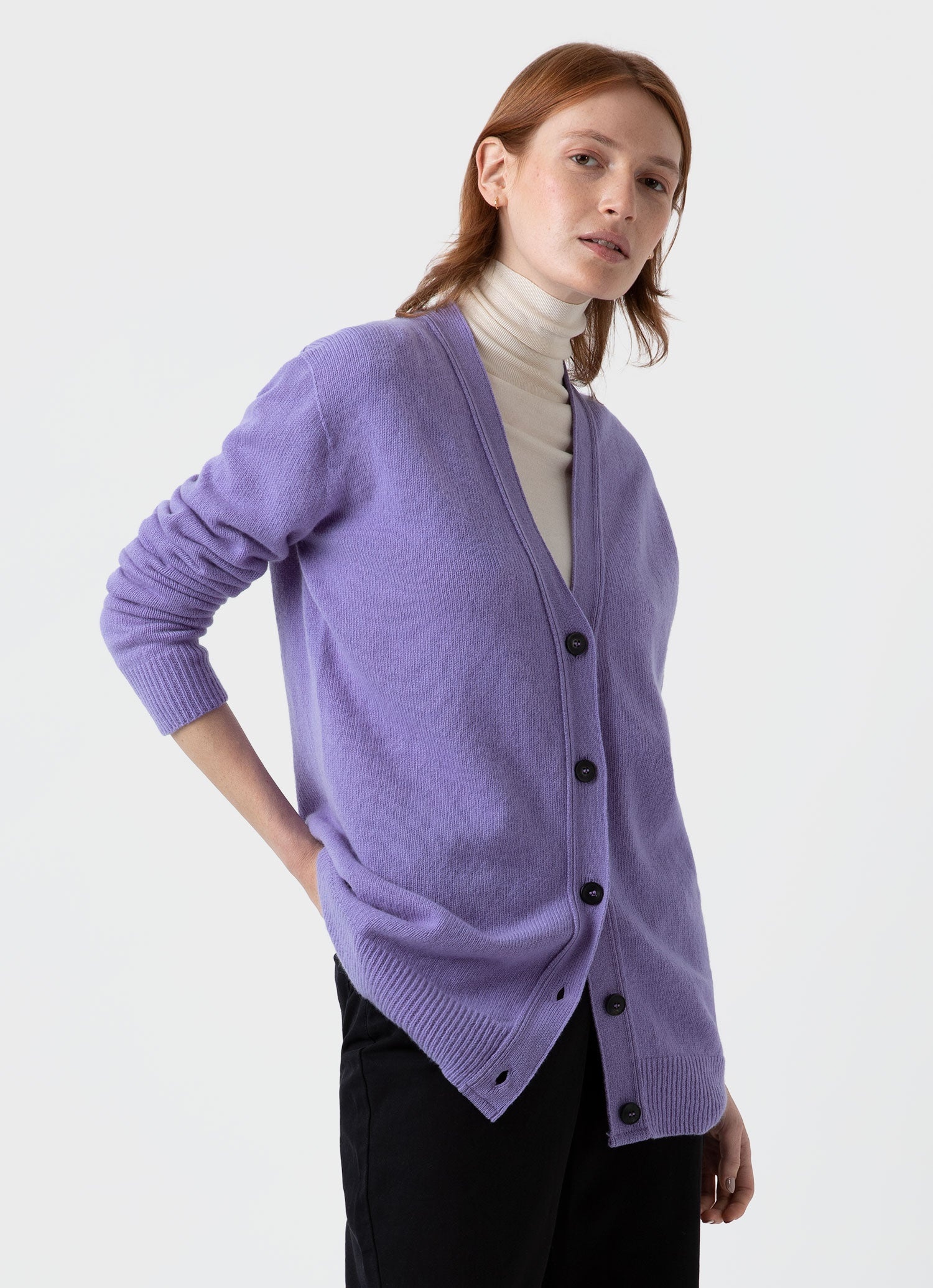 Lambswool Cardigan - 1