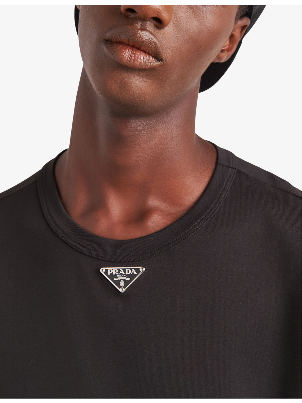 Logo-plaque slim-fit cotton-jersey T-shirt - 5