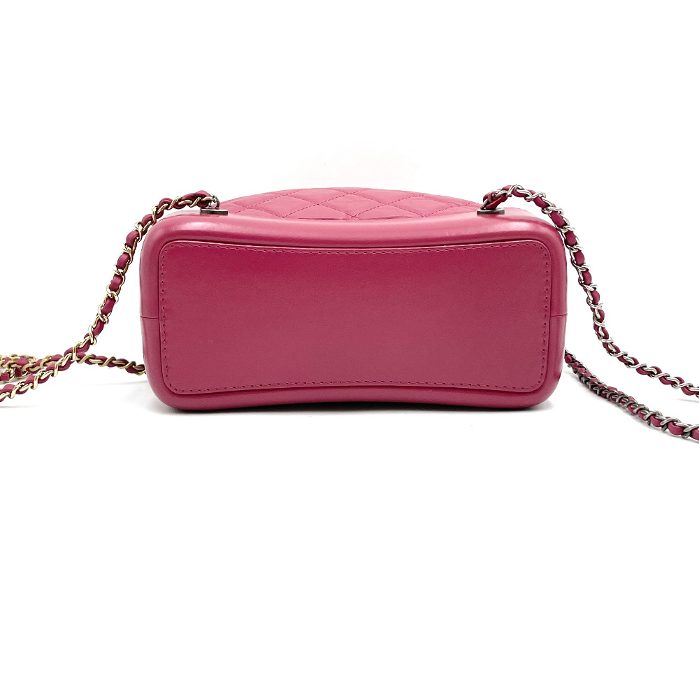 Chanel No. 26 Magenta Pink Gabrielle Backpack Small A94485 - 6