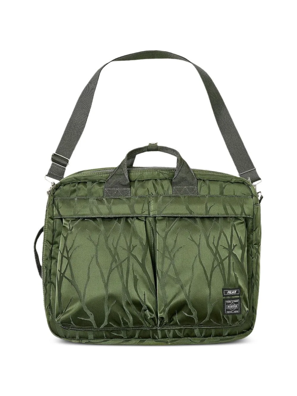 Porter 3-Way jacquard-pattern briefcase - 1