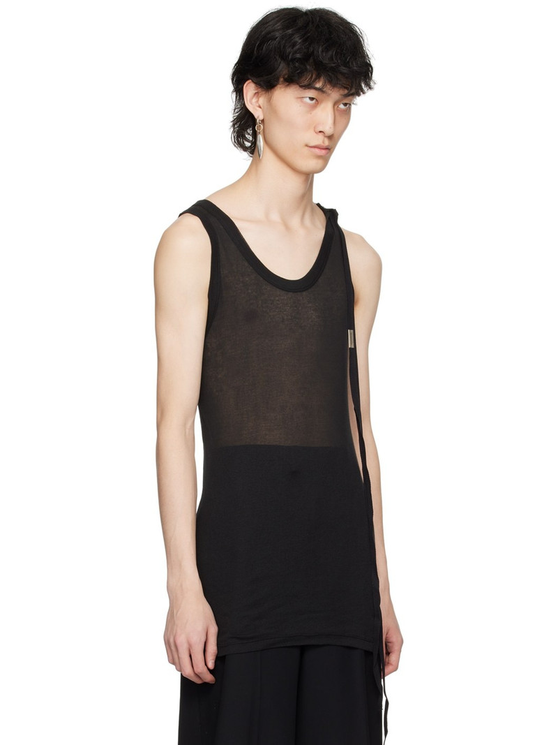 Ann Demeulemeester Black Seva Tank Top outlook