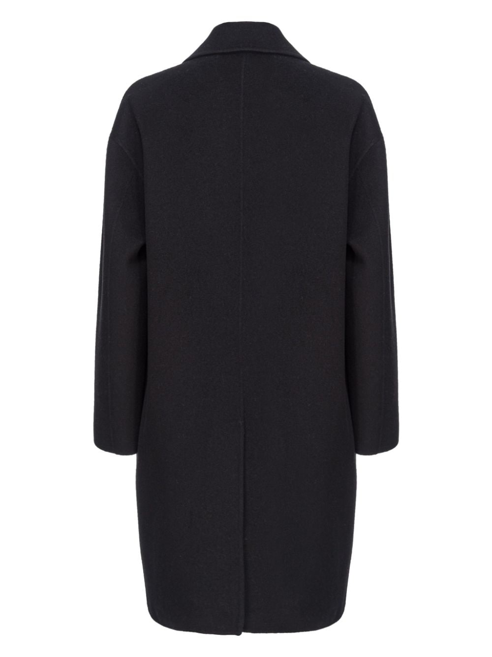 single-breasted wool coat - 2