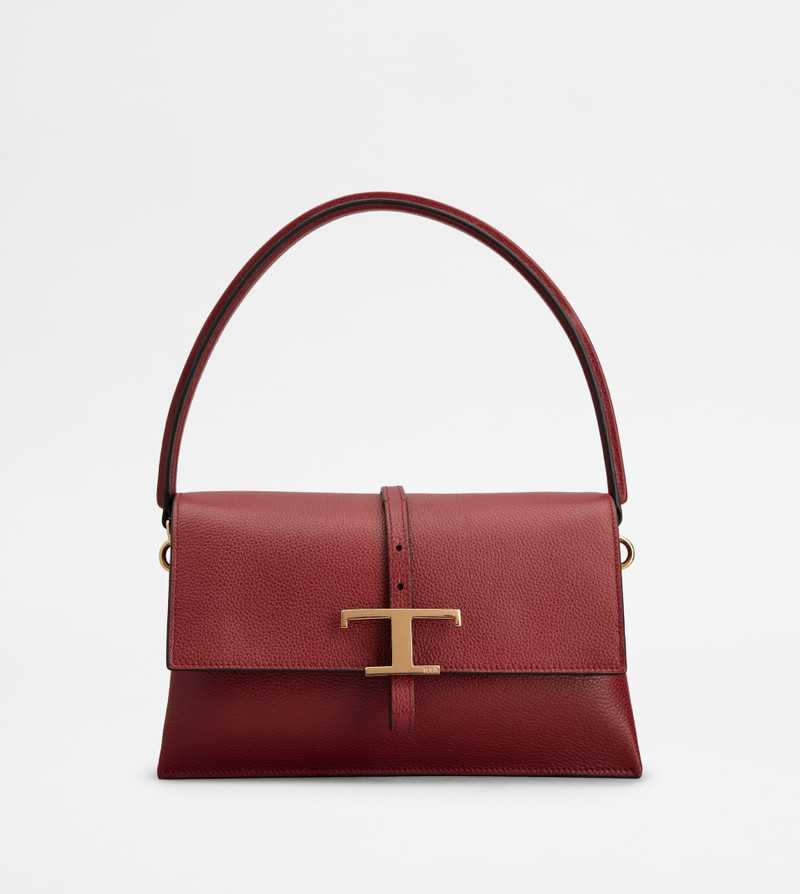 T TIMELESS FLAP BAG IN LEATHER MINI 1