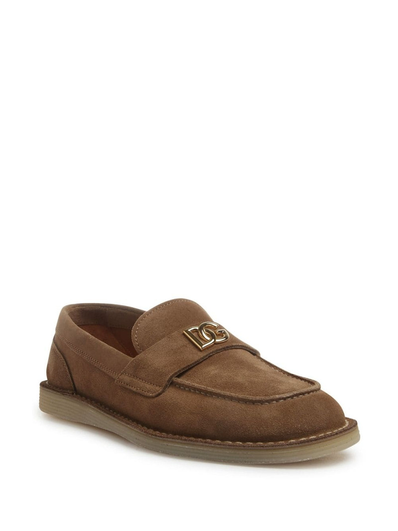 Dolce & Gabbana logo-plaque loafers outlook