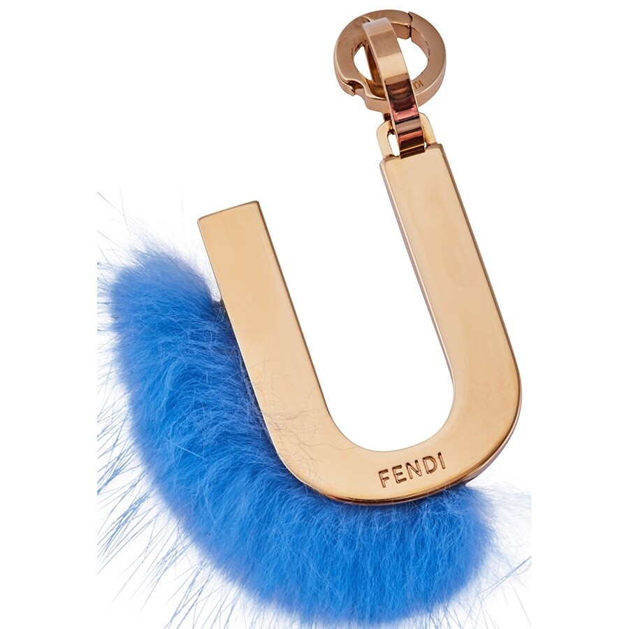 Fendi Ladies Gold Bag Charms Letter U - 2