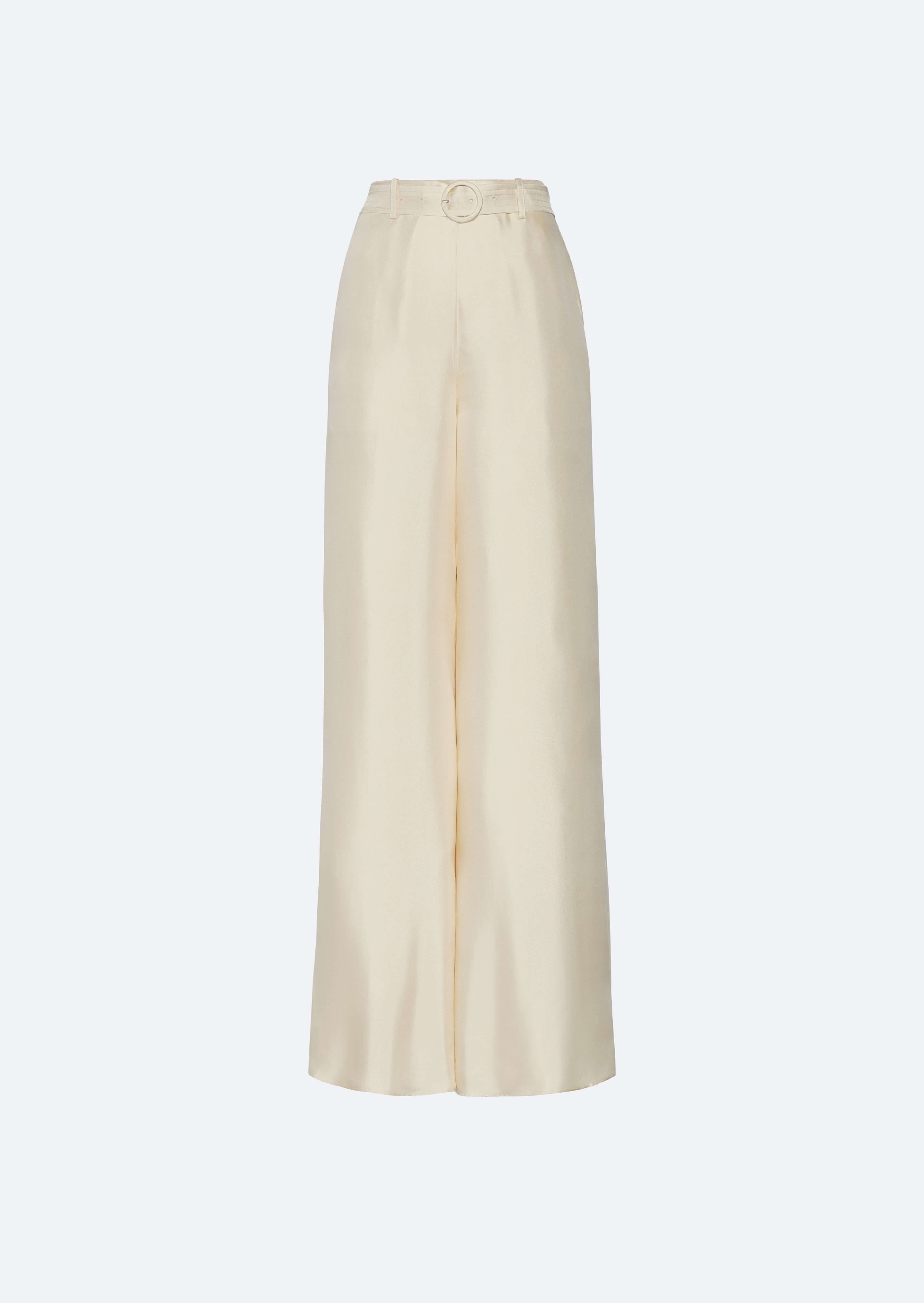 Silky Twill Wide Leg Pant - 1
