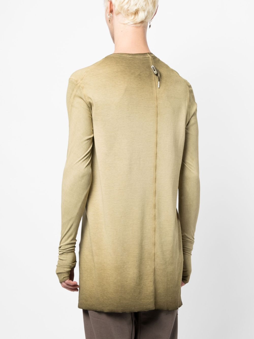 fine-ribbed long-sleeved T-shirt - 4