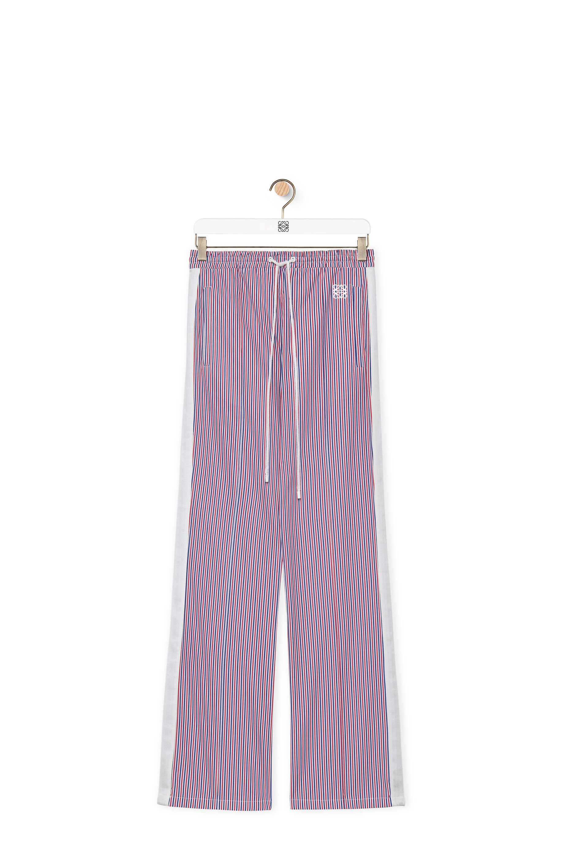 Tracksuit trousers in striped cotton - 1
