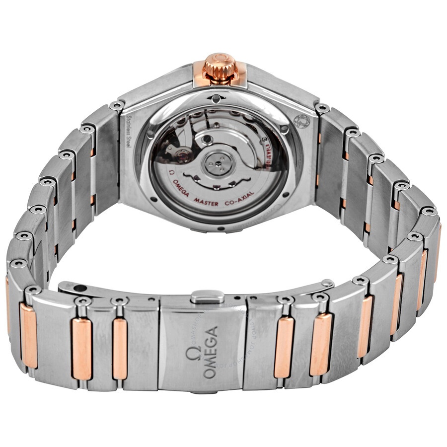 Pre-owned Omega Constellation Automatic Diamond Brown Dial Ladies Watch 131.25.29.20.63.001 - 2