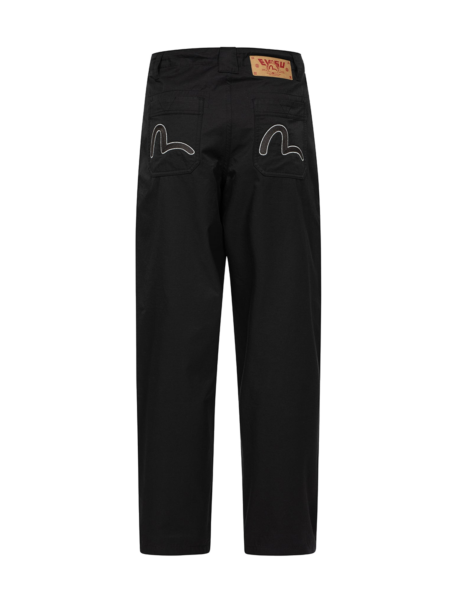 SEAGULL EMBROIDERY BAGGY PANTS - 13