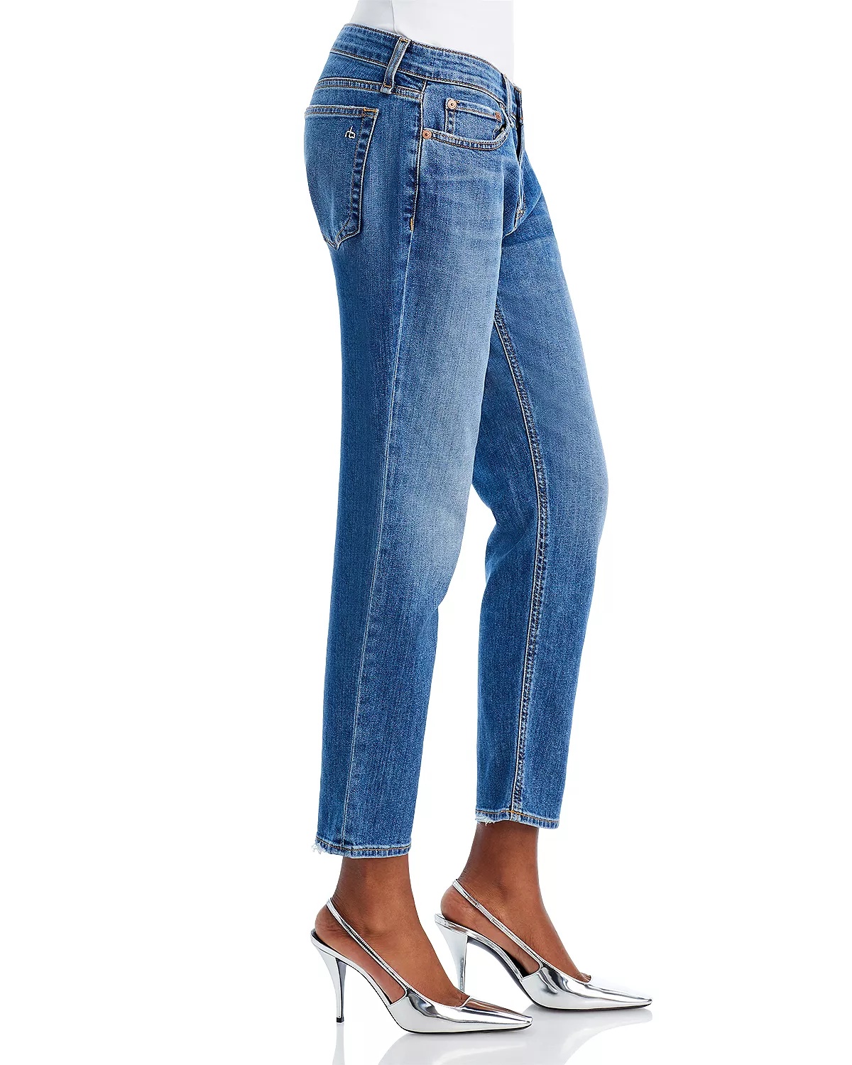 Dre Low Rise Ankle Slim Boyfriend Jeans - 4