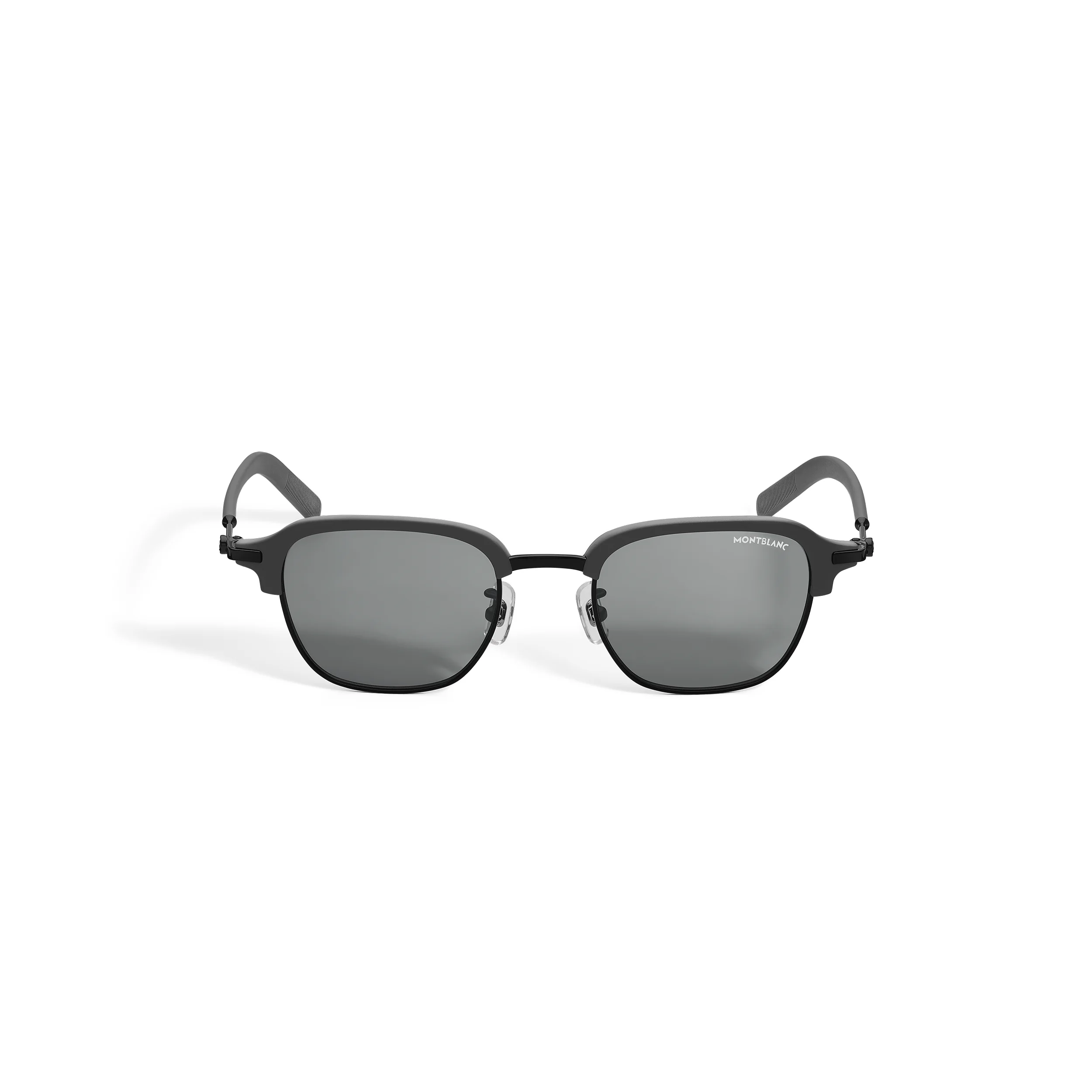 RECTANGULAR SUNGLASSES WITH BLACK METAL FRAME - 1