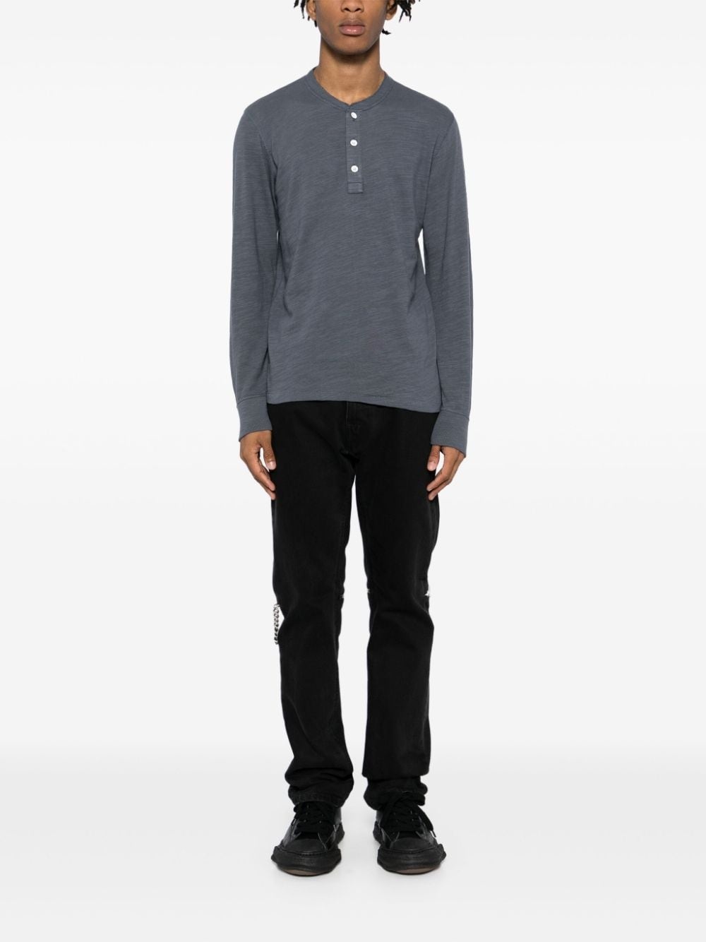 Classic Flame Henley polo shirt - 2