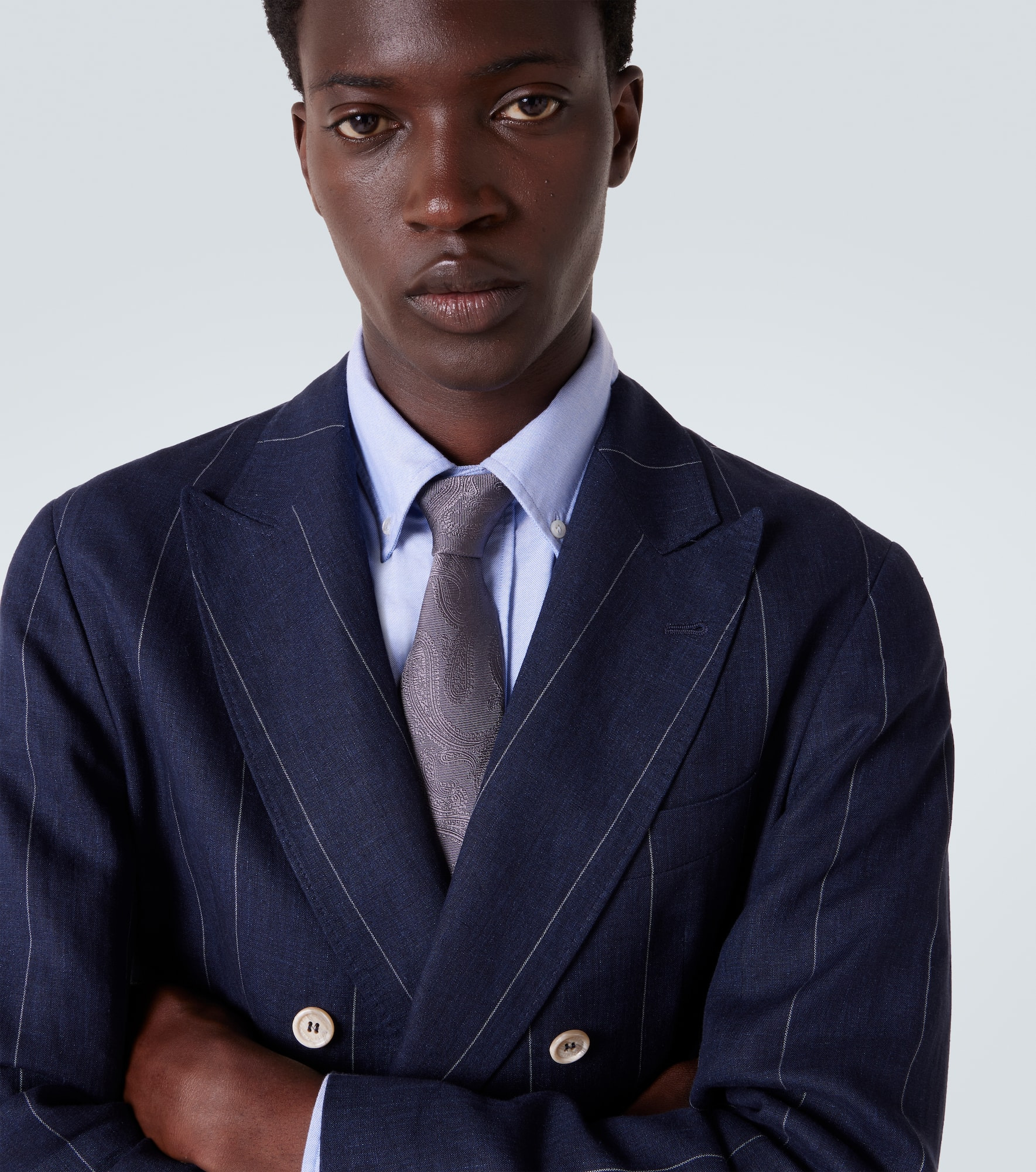 Paisley silk twill tie - 3