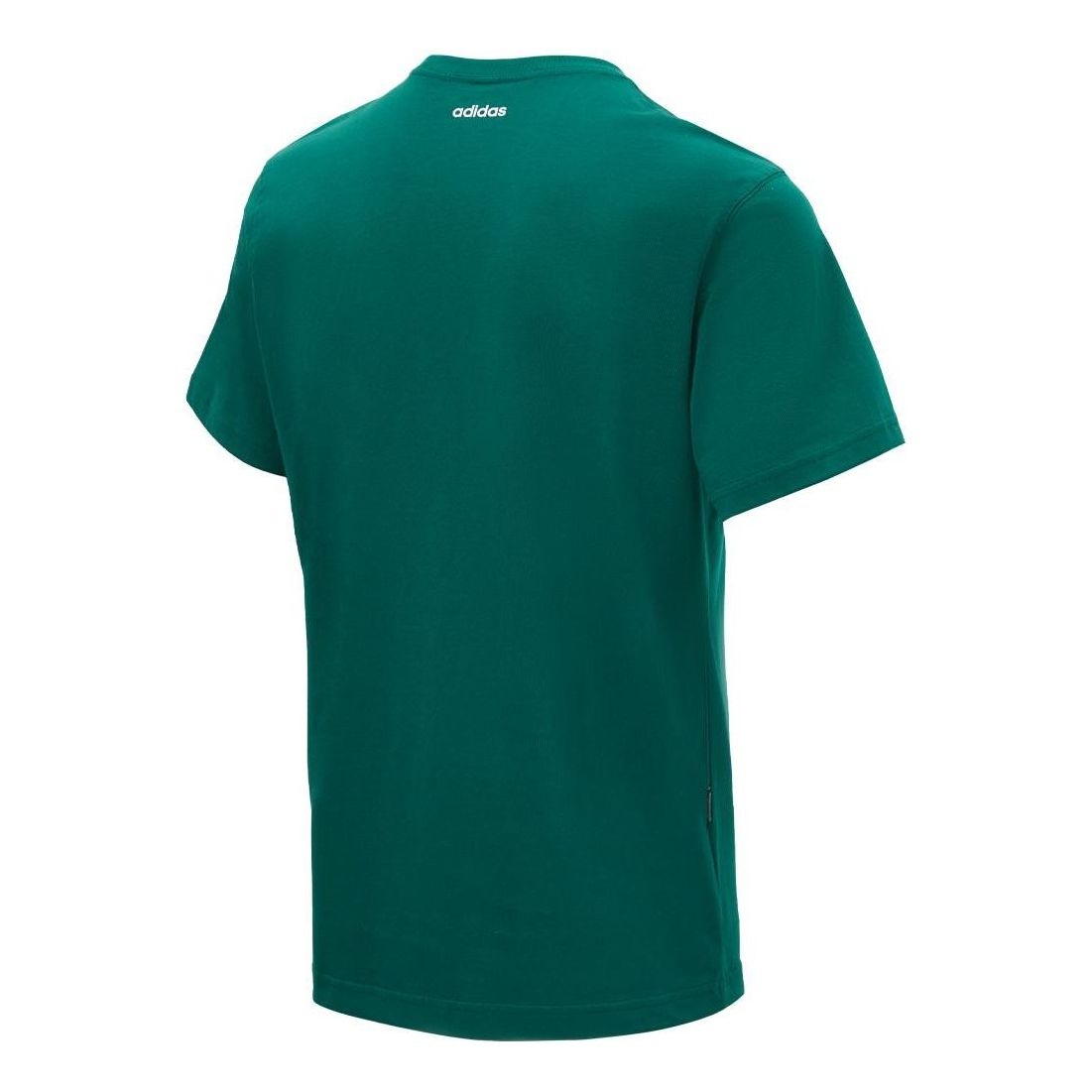 adidas Neo Graphic T-Shirt Asia Sizing 'Green White' JD1433 - 2