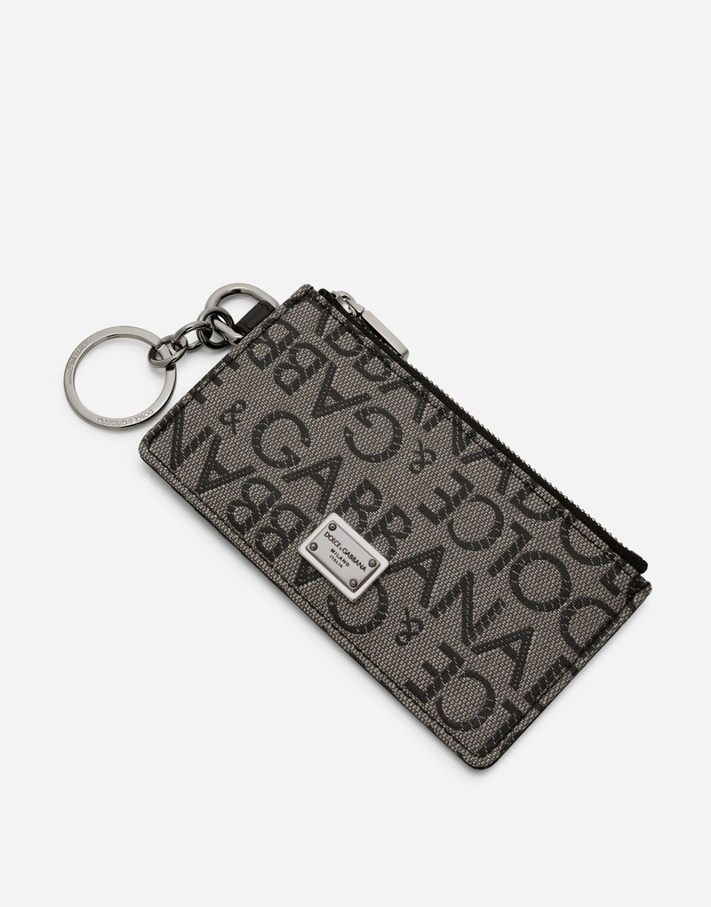 Dolce & Gabbana Jacquard card holder outlook