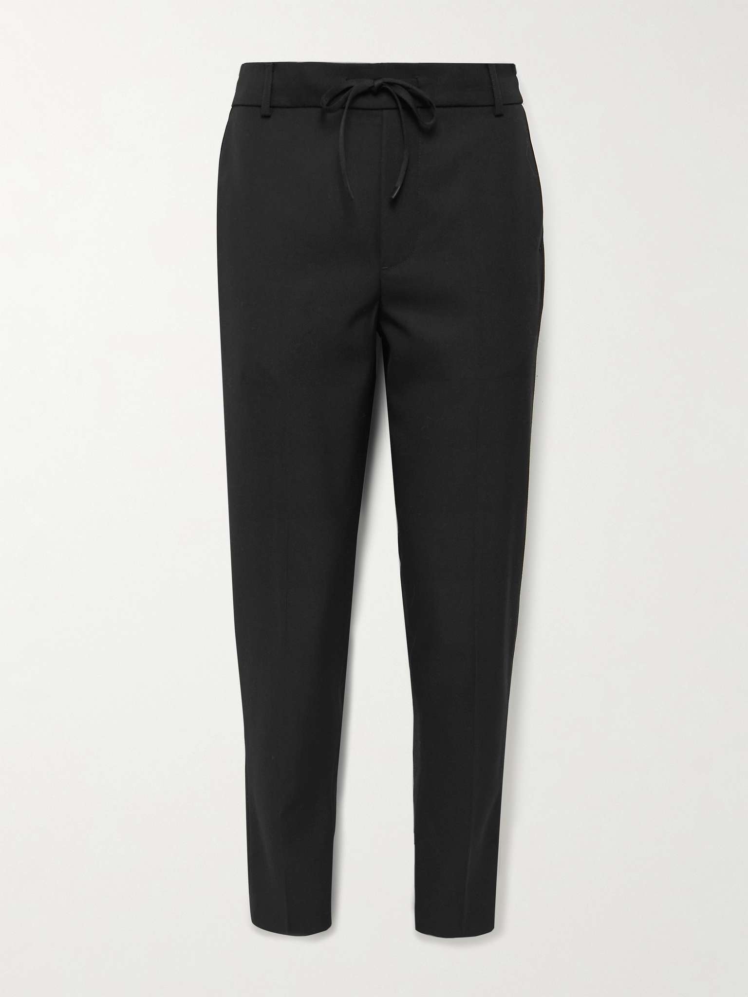 City Straight-Leg Cropped Twill Drawstring Trousers - 1