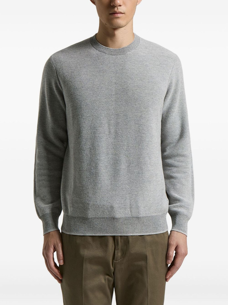crew-neck ribbed sweater 1