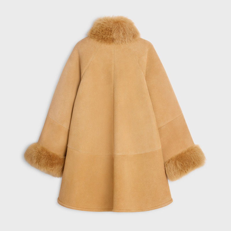 CELINE coat IN suede outlook