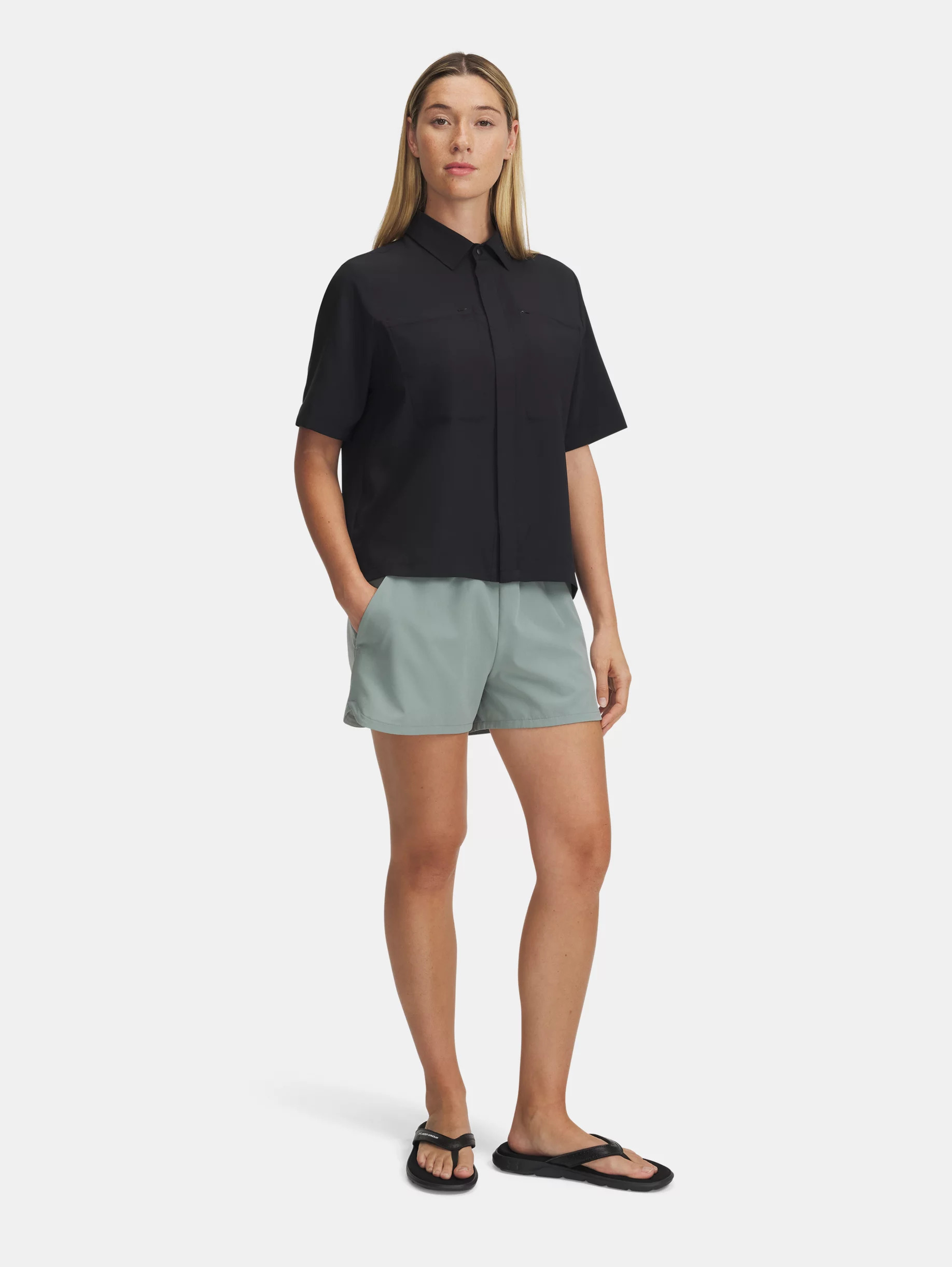 Women's UA Fish Pro Woven Shorts - 3