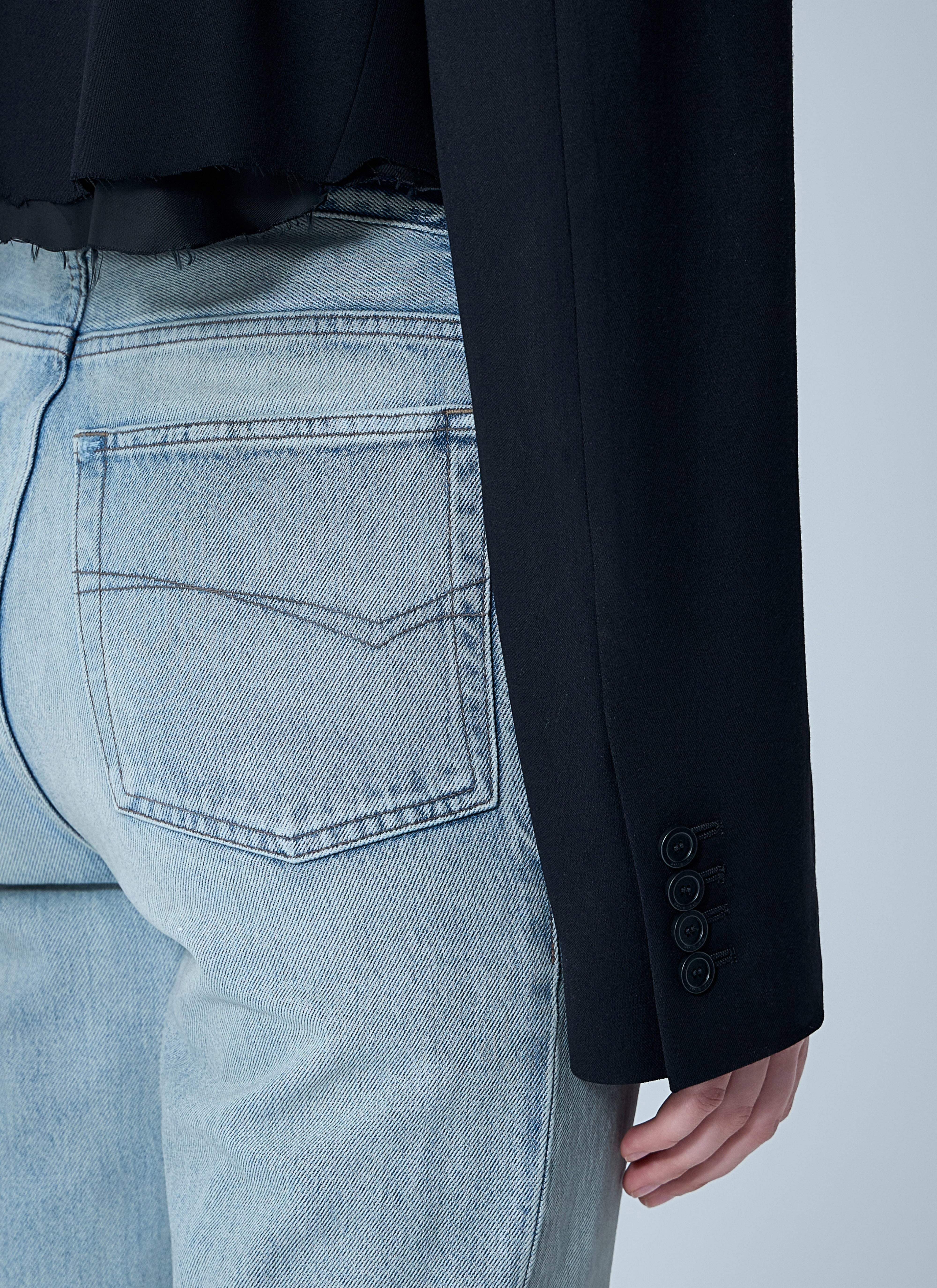 Balenciaga Women Cut-Off Blazer - 6