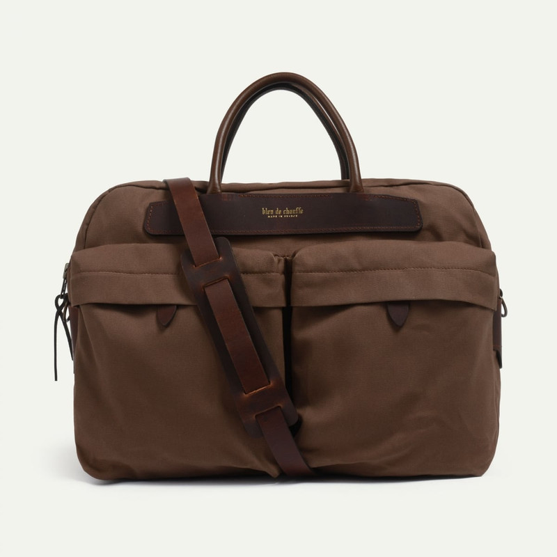 HÉLIOS BUSINESS BAG - HAZELNUT 1