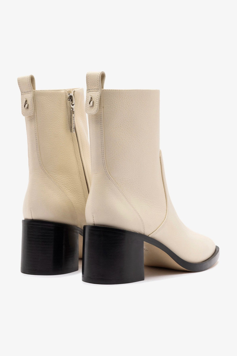 Mini Ricky Boot In Ivory Leather 7