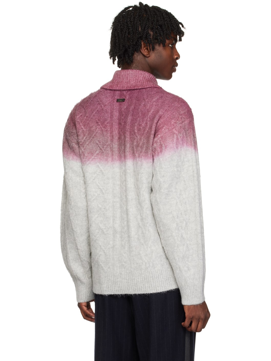 Pink & Gray Gradient Polo - 3