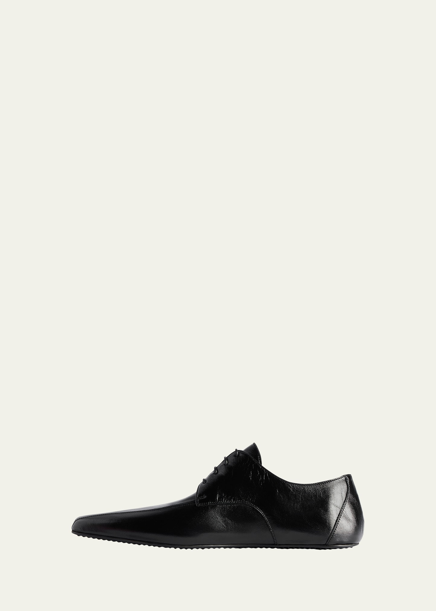 Men's Hyperflat Leather Square-Toe Derby Shoes - 4