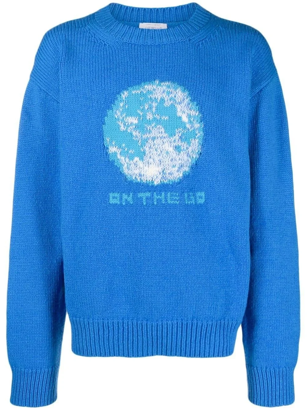 intarsia-knit wool-blend jumper - 1