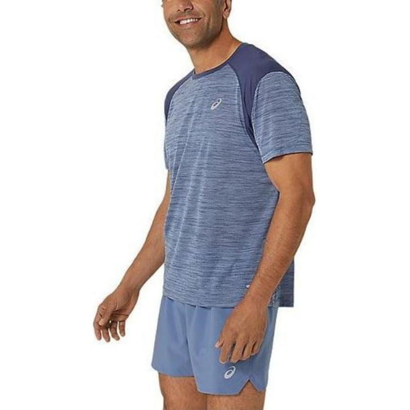 Asics ASICS Road T-Shirt 'Blue' 2011C992-400 outlook