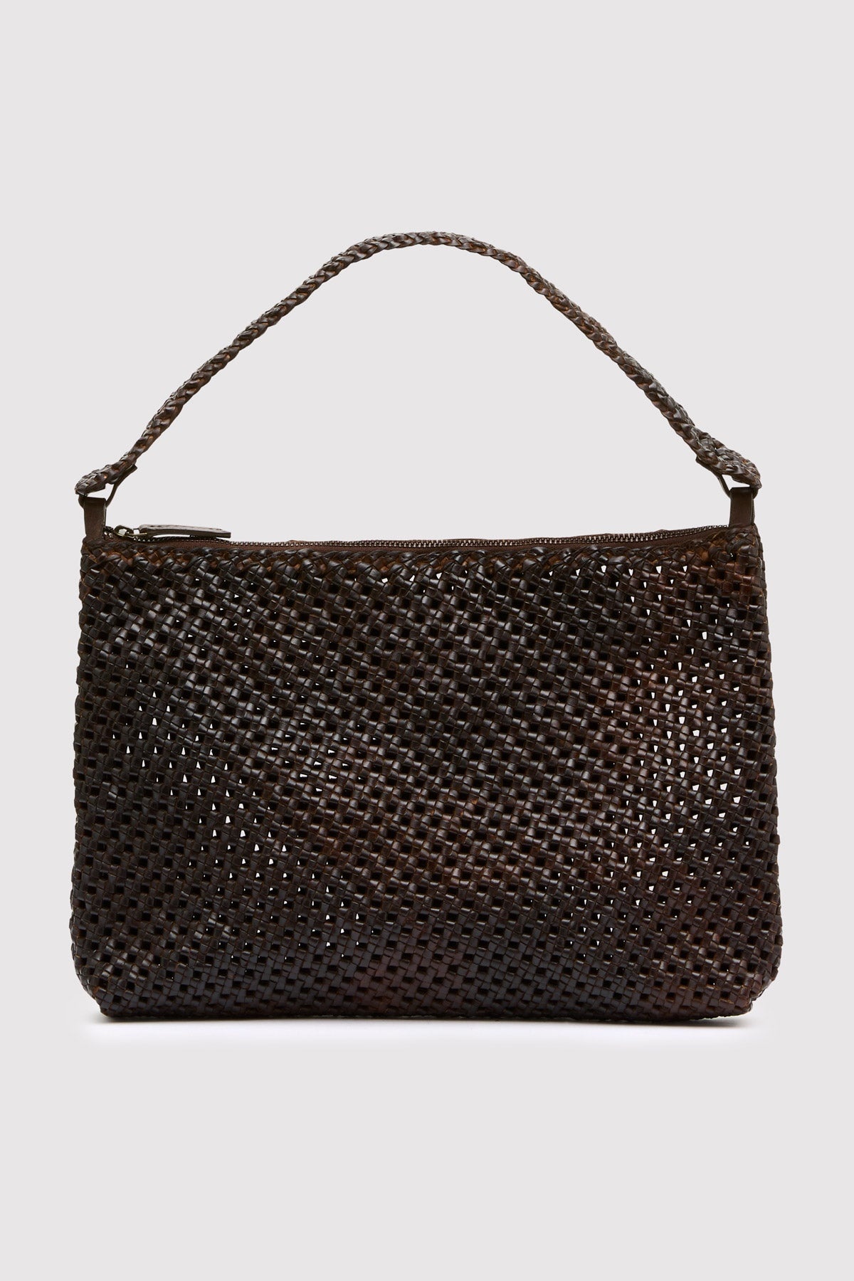 Macrame Shoulder Bag - Chocolate - 5