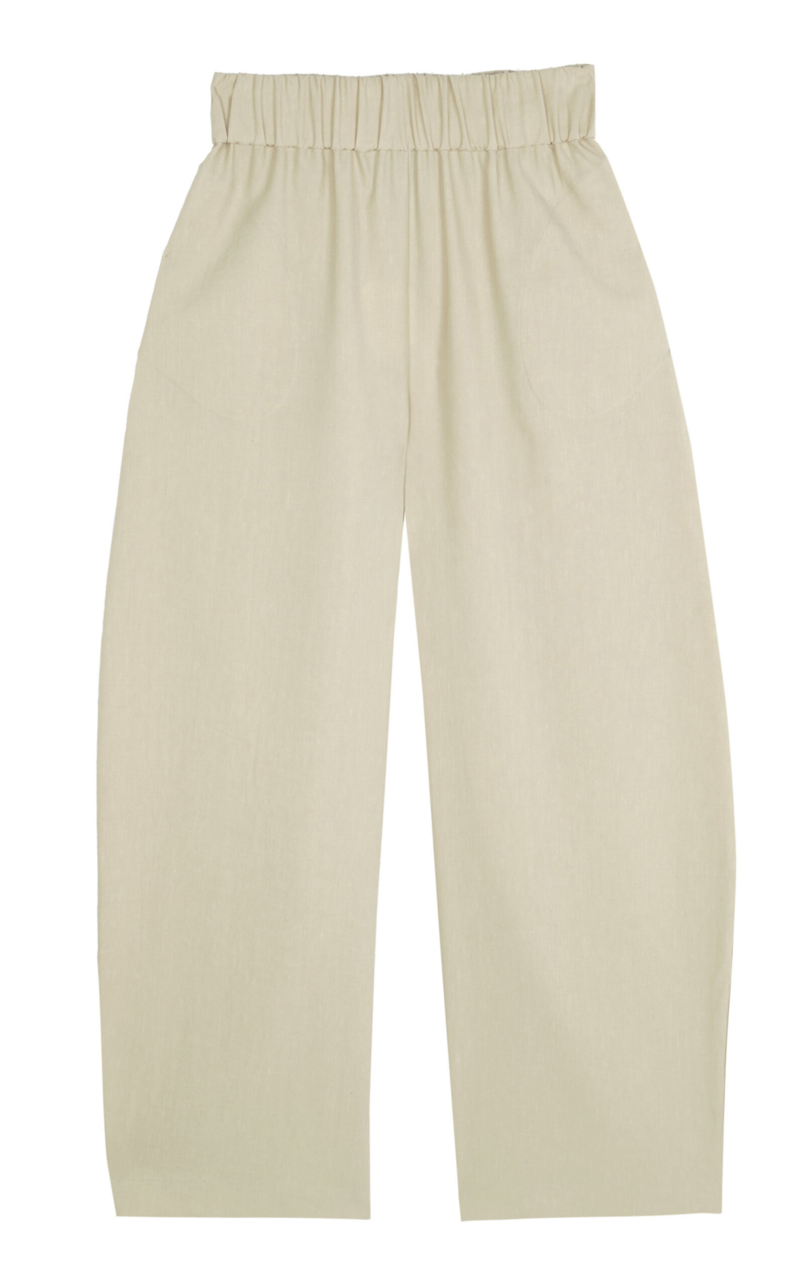Rocco Linen-Blend Wide-Leg Pants neutral - 1