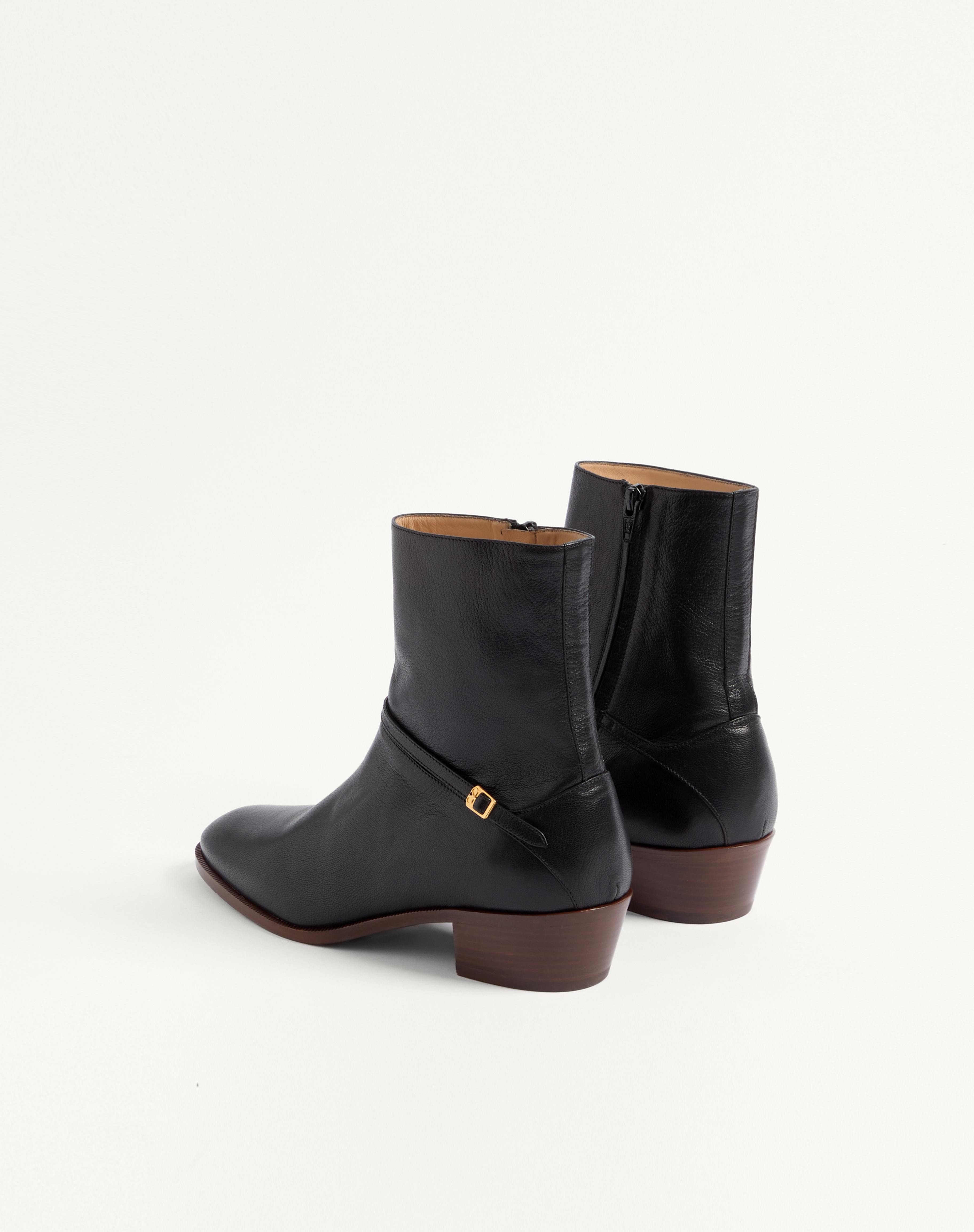 PAT ANKLE BOOT IN KIDSKIN - 5