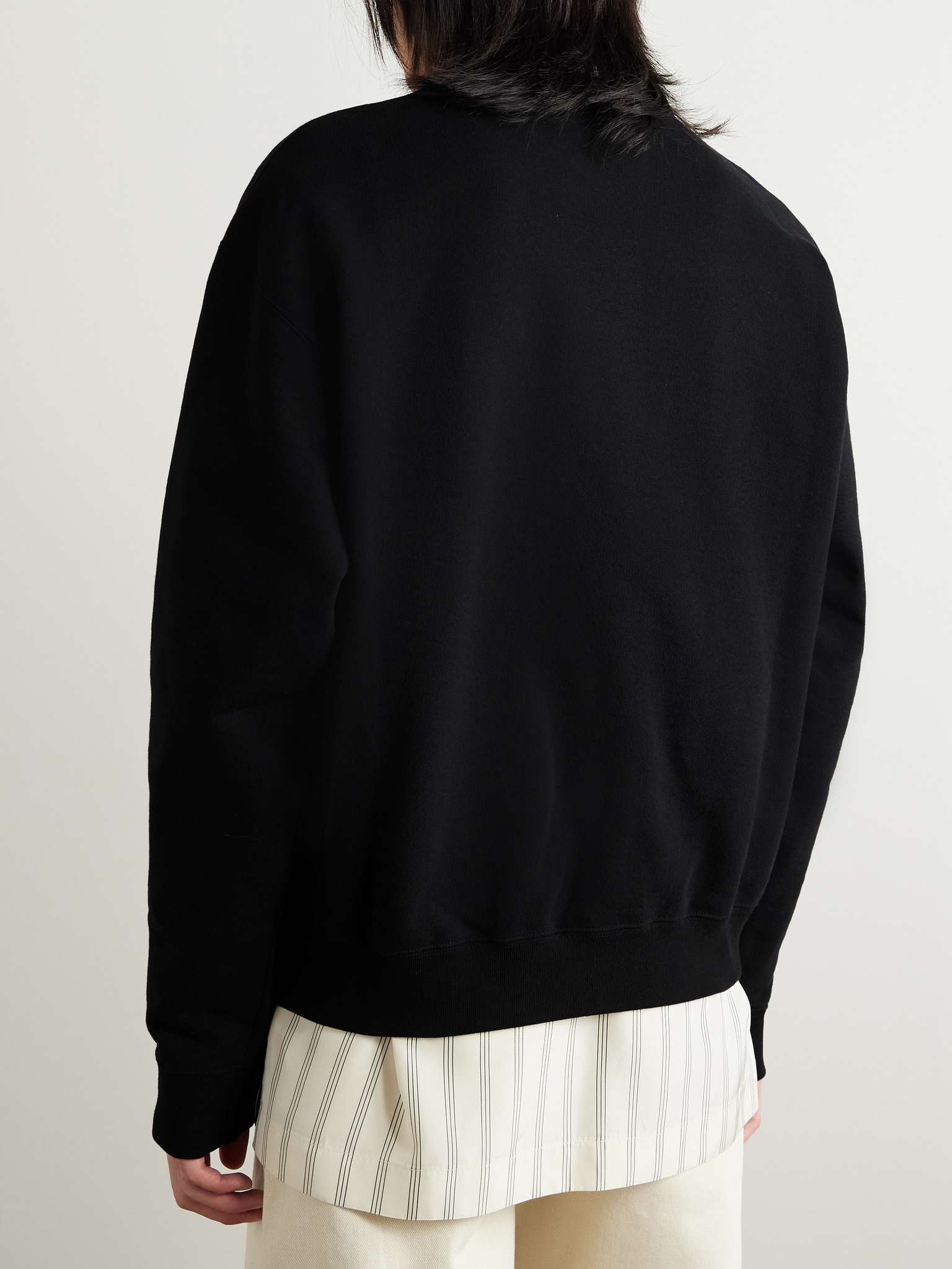 + Logo-Print Cotton-Jersey Sweatshirt - 3