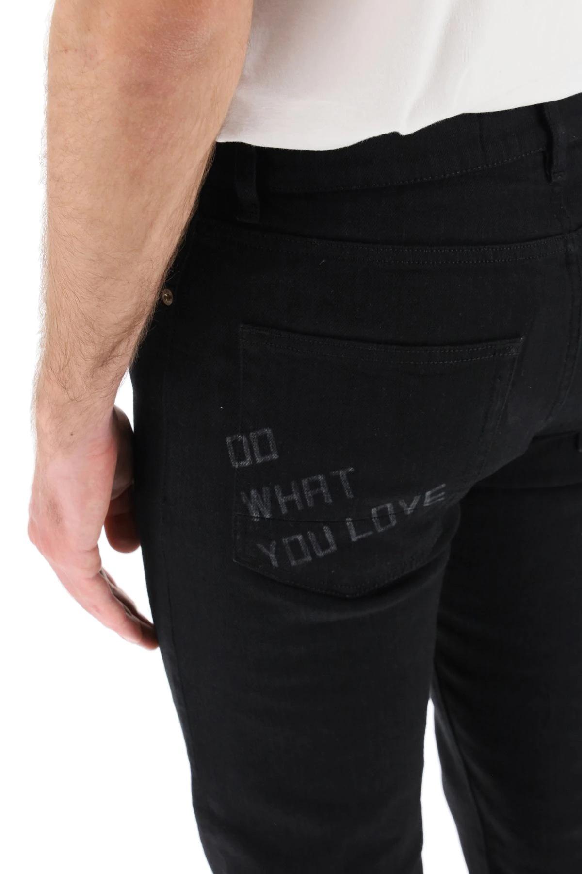 ALVARO JEANS WITH LETTERING ON THE POCKET - 5