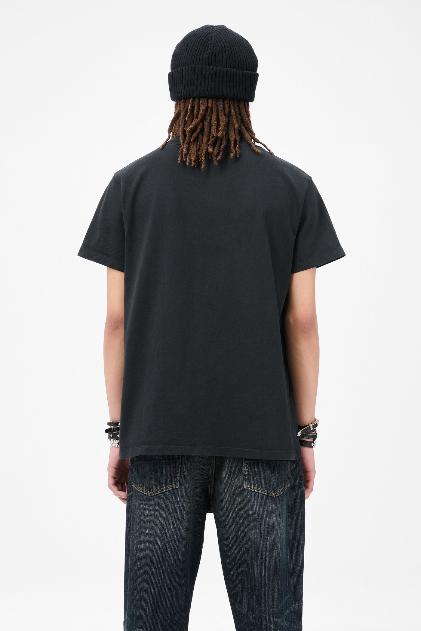 Bliss T-shirt Washed Black Band Jersey - 6
