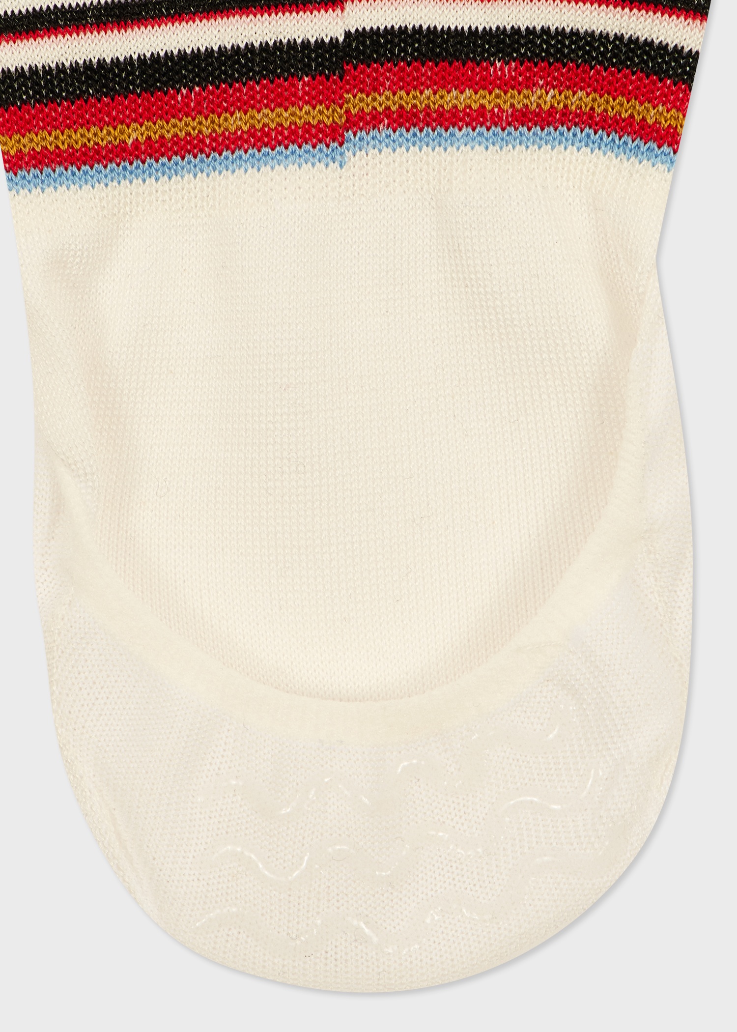 Ecru 'Signature Stripe' Loafer Socks - 3