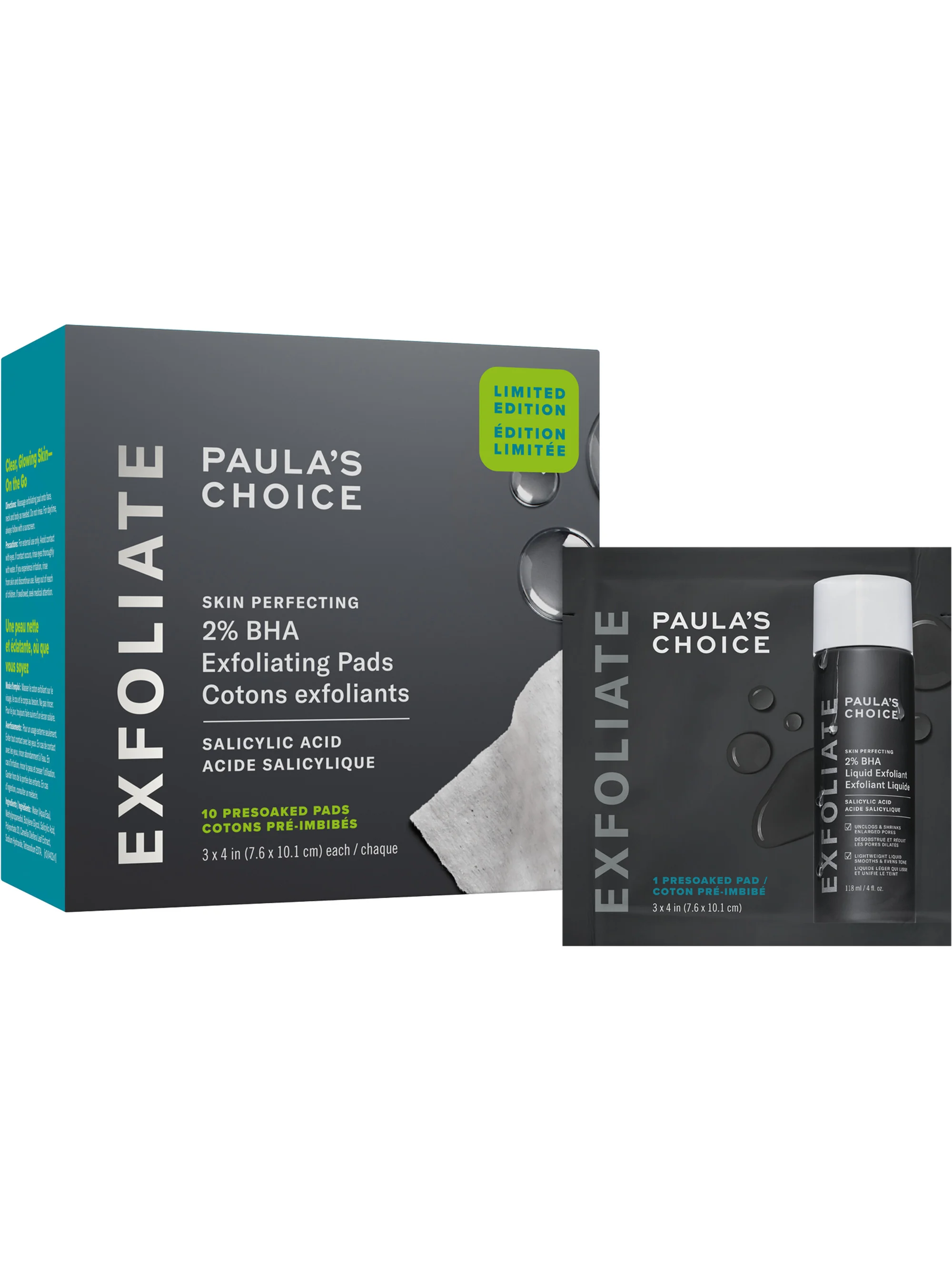 2% BHA Exfoliating Toner Pads - 1