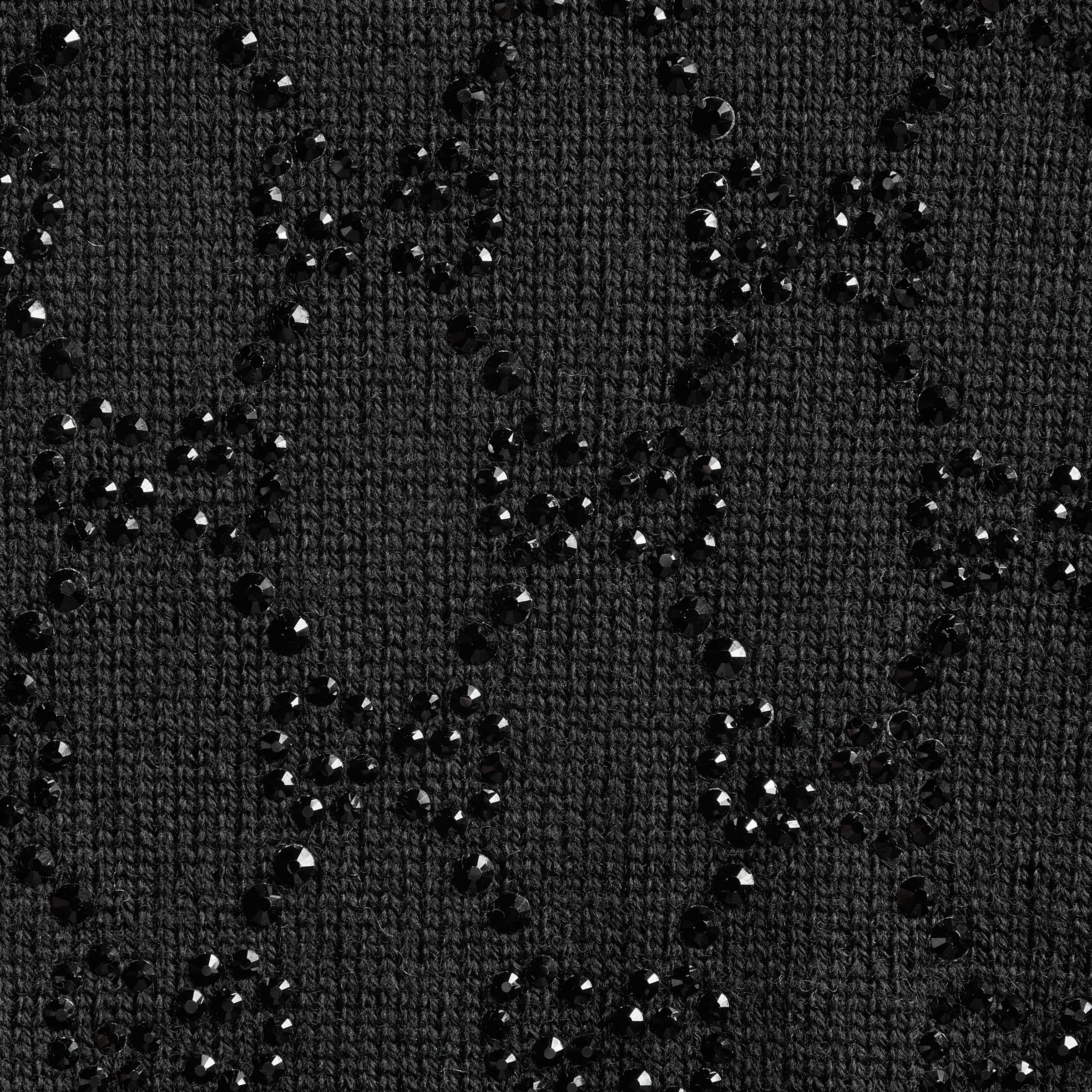 Fine wool GG crystal cardigan - 9