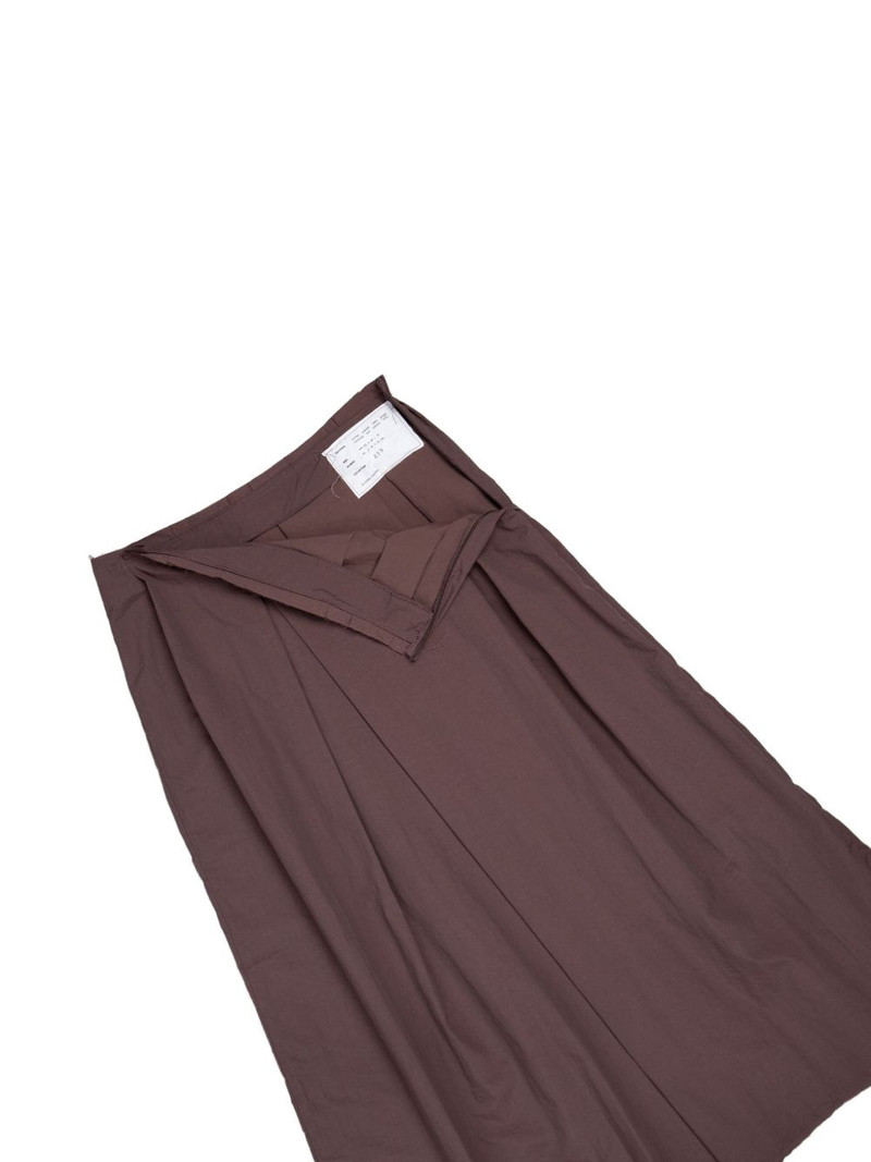 CAMIEL FORTGENS pleated midi skirt outlook