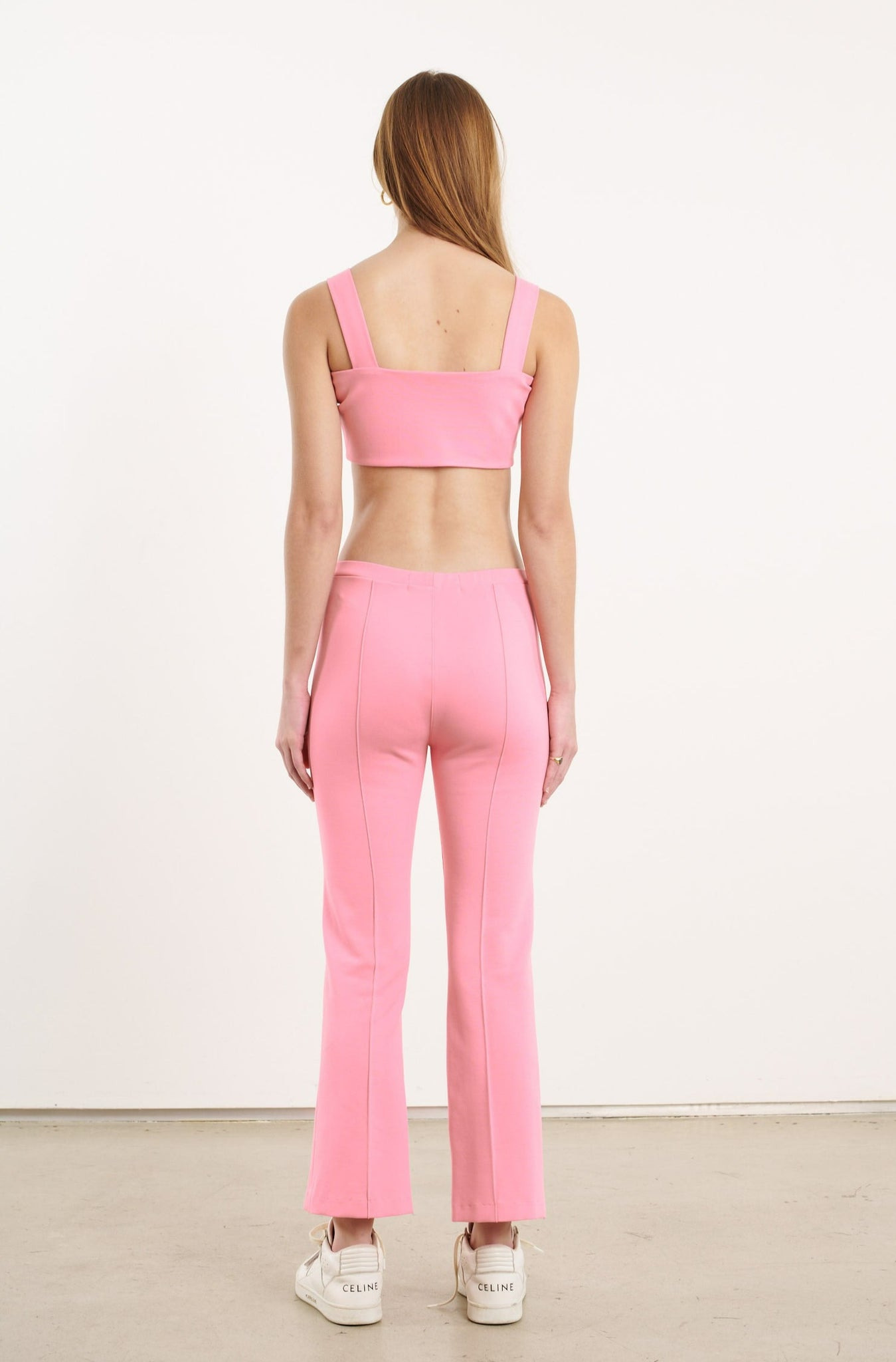 ROSE ANKLE FLARE PANTS WITH PINTUCKS - 7