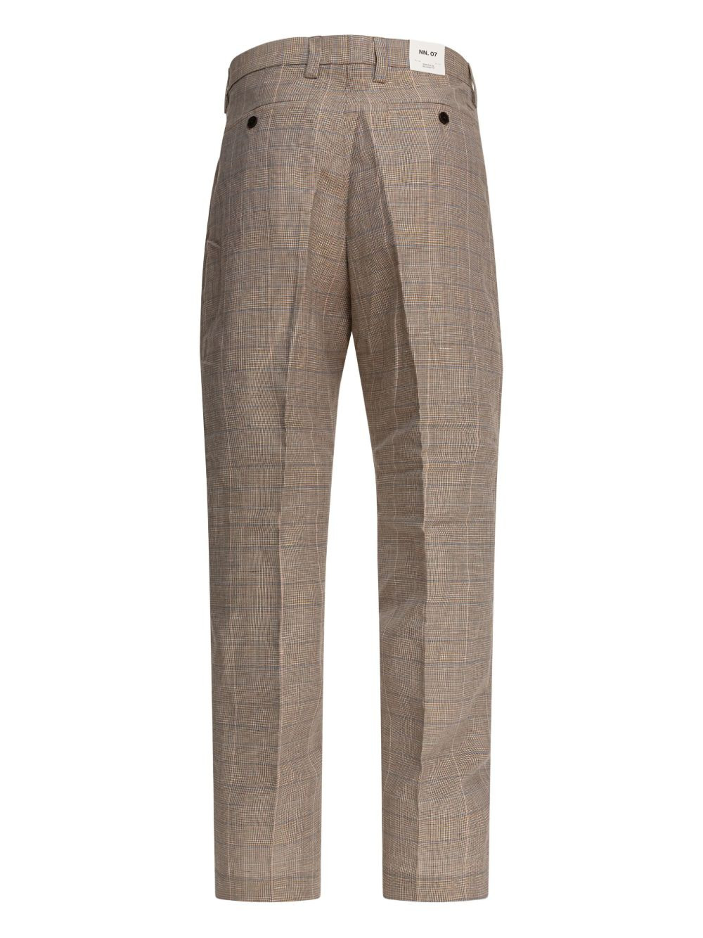 checked-pattern trousers - 2