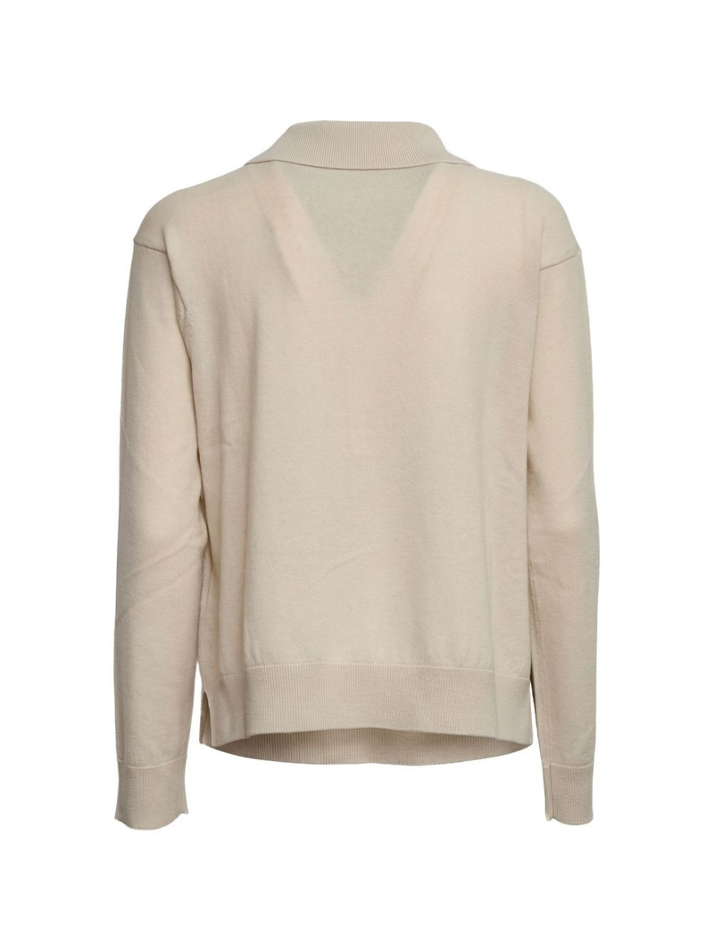 long-sleeve knitted polo top 3