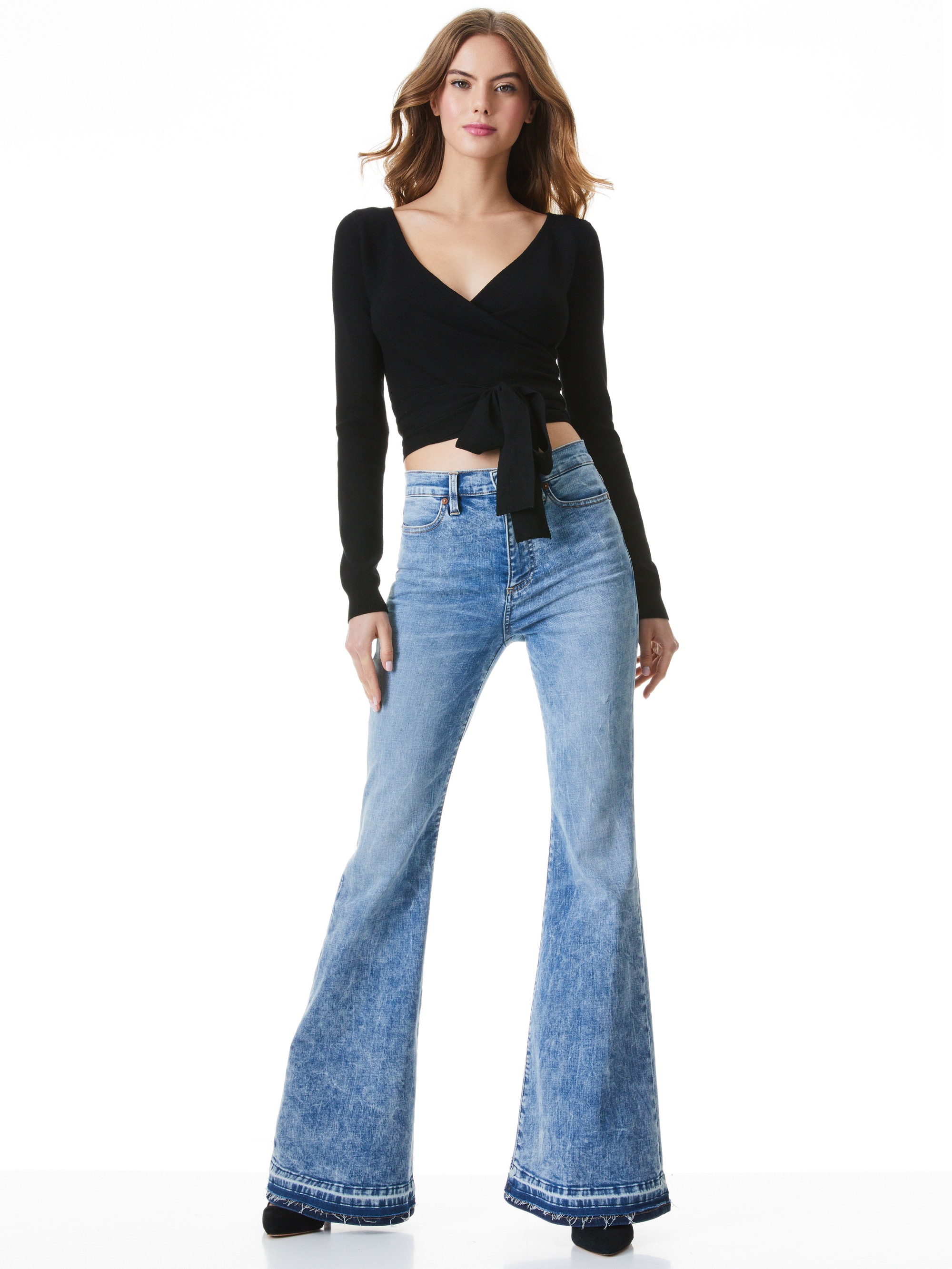 ANTONIA BALLERINA WRAP SWEATER - 4