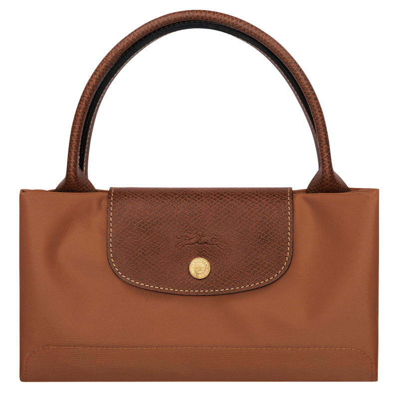 Le Pliage Original M Handbag Cognac - Recycled canvas 6