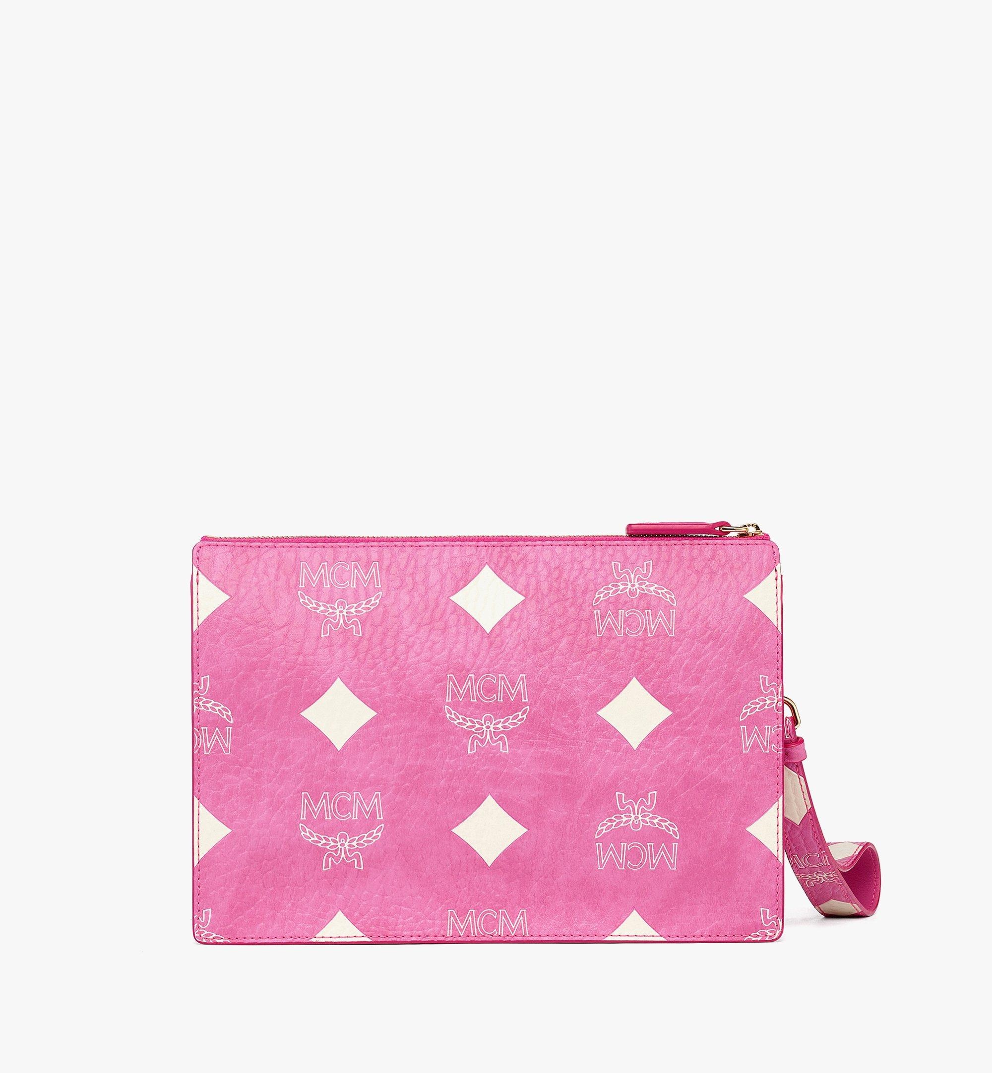 Wristlet Zip Pouch w/ Chain Strap in Maxi Visetos - 3