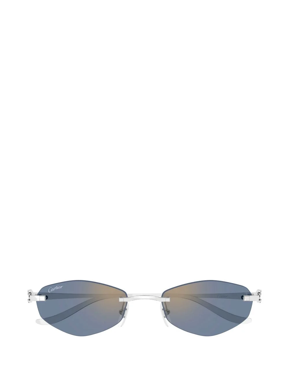 geometric-frame sunglasses - 1